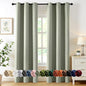 MIULEE Blackout Curtains for Bedroom 2 Panels 34 x 72 Inch Long Sage Green | by MIULEE