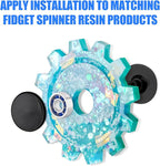 NiArt Fidget Spinner Toy DIY Bearing with Caps Set 22-Pack, MR137 0.5" Single-Sealed Chrome Steel Bearing Balls Replacement High Speed 13mmx7mmx4mm Epoxy Resin Casting Craft Skateboard Stress Reliever