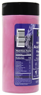 NPG Freeze-Dried Acai Berry Powder 7 Oz, Seedless Superfood with a Fine Powder Texture for Smoothies, Drinks, and Natural Food Coloring, Non-GMO, No Added Sugar, No Preservativesthi