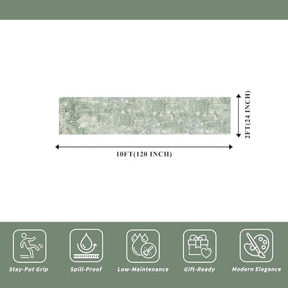 2x10 ft Washable Hallway Runner Rug – Non-Slip Long Carpet Runners - Image 2