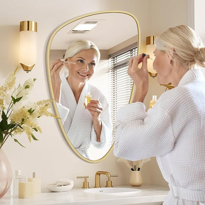 WallBeyond Asymmetrical Mirror, Irregular Wall Mirror, Wall Mirrors Decorative - Image 6