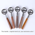 KKC HOME ACCENTS Wooden Long Handle Coffee Scoop - 1 tbsp, 9.17 inch