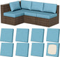 8Pcs Outdoor Cushion Covers, Stretch Patio Furniture Couch Chair Slipcovers | by VORSHAPE