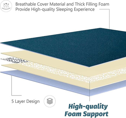 MAXYOYO Japanese Floor Mattress Futon Mattress, Thicken Sleeping Pad Foldable - Image 6