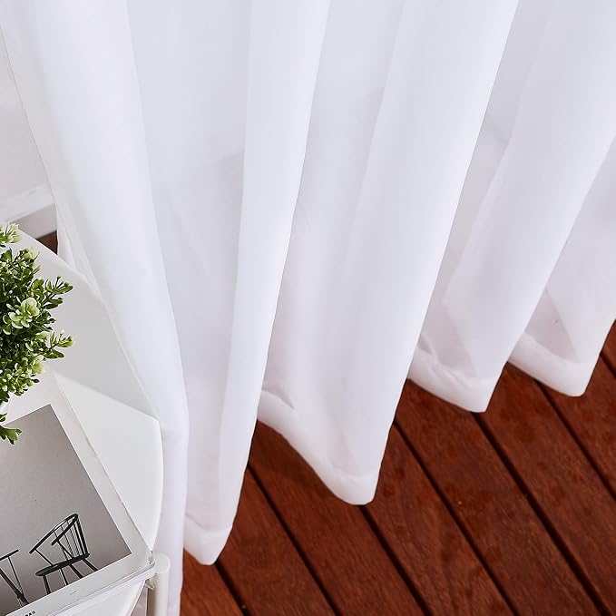 NICETOWN Sheer Curtains for Patio Door - Image 5