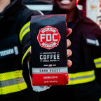 Fire Department Coffee - Gives Back to Firefighters - Bold & Smooth Dark Roast Ground Coffee - Roasted in the USA - Veteran Owned - 12 oz