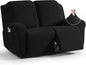 TAOCOCO Recliner Loveseat Slipcover, 6 Pieces Dual Recliner Sofa Covers by TAOCOCO