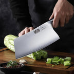 Cleaver Knife 7 Inch, Ultra Sharp Japanese High Carbon Steel Vegetable Meat Cleaver, Multifunction Chopper Butcher Knife for Home Kitchen and Restaurant