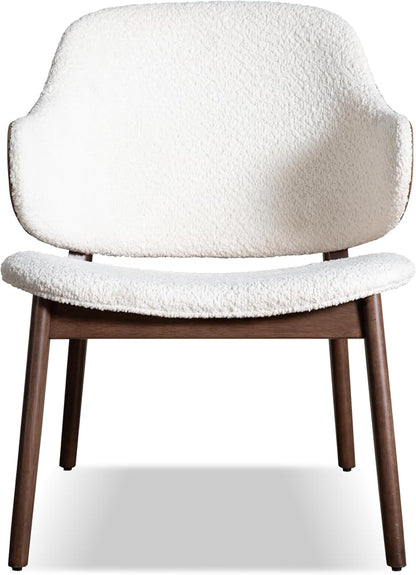 Furniture of America Callum Mid-Century Modern Solid Wood 2 Piece Brown Round - Image 16