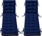 2 Pack 80x26 Inch Folding Chaise Lounge Cushion Quick Dry by AMCATON