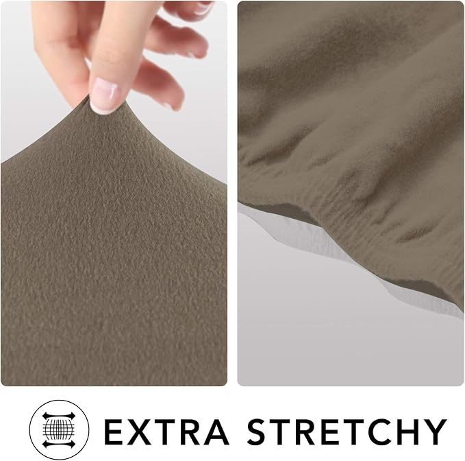 PureFit Stretch Loveseat Covers Fleece Couch Covers - Image 4