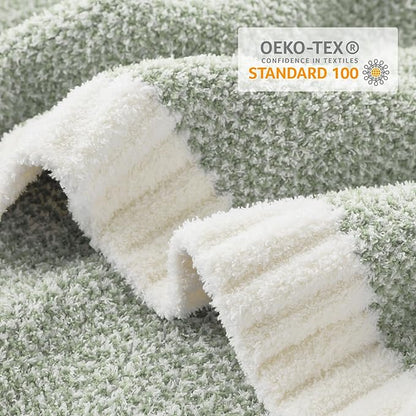 Snuggle Sac Sage Green Throw Blanket 50"x70", Super Soft Warm Microfiber - Image 5
