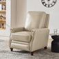 HULALA HOME Genuine Leather Manual Recliner Chair by HULALAHOME