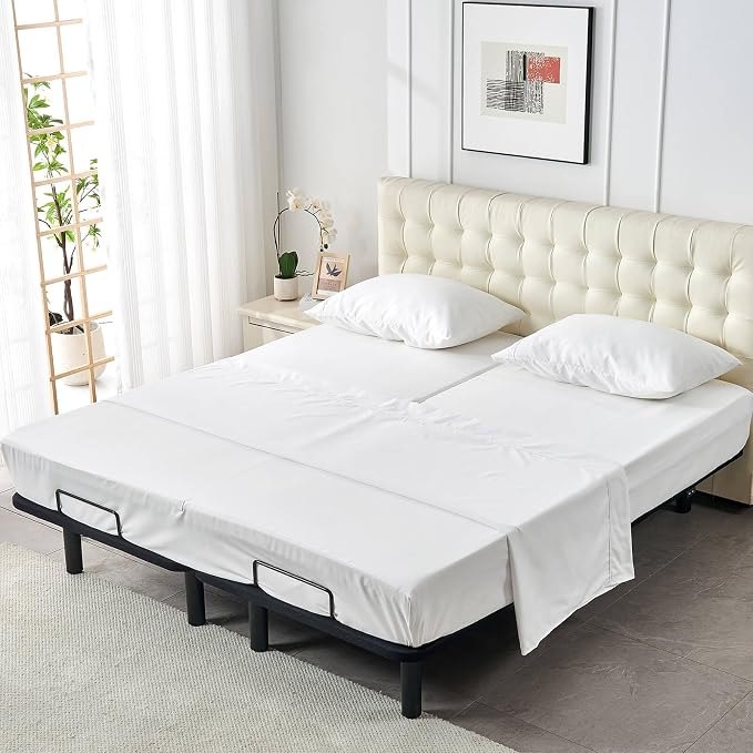 Kingnex Half Split Top King Sheets Set - Image 6