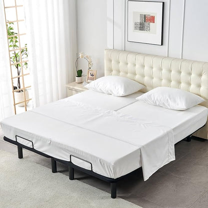 Kingnex Half Split Top King Sheets Set - Image 6
