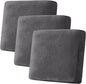 H.VERSAILTEX Velvet Stretch Couch Cushion Cover Plush Cushion Slipcover by HVERSAILTEX