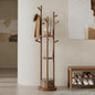 Muwuele Solid Wood Rotary Coat Rack, Freestanding Coat Rack by Muwuele