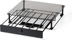 Nifty Rolling Coffee Pod Drawer – Tempered Glass, Black, Compatible with K-Cups, 36 Pod Pack Holder, Compact Under Coffee Pot Storage Drawer, Slim Home Kitchen Counter Organizer