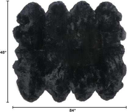 HUAHOO Premium Genuine Sheepskin Rug Real Australia Sheepskin Natural Luxury - Image 2