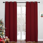 NICETOWN Home Decorations Thermal Insulated Solid Grommet Top Blackout Living by NICETOWN