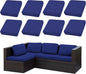 Outdoor Cushion Covers Set, Replacement by SUKAIKEQA