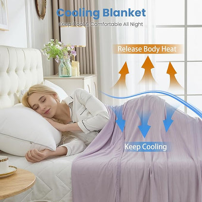 OIGAE Cooling Blanket for Hot Sleepers - Image 4