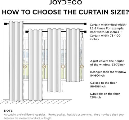 Joydeco Blackout Curtains for Bedroom - Image 7