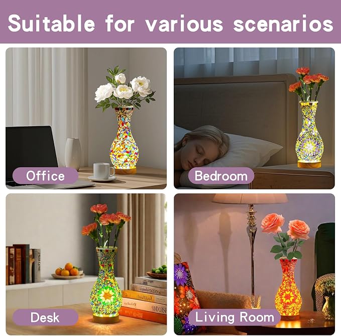 Handmade Turkish Style Mosaic Table Lamp - Image 7