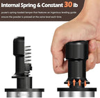 PUSEE 58mm Espresso Coffee Tamper, Premium Calibrated 30lb Stainless Steel Ground Tamper with Spring Loaded for Barista Home Coffee Accessories Upgrade 3.0