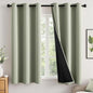 MIULEE Sage Green 100% Blackout Curtains by MIULEE