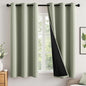 MIULEE Sage Green 100% Blackout Curtains by MIULEE