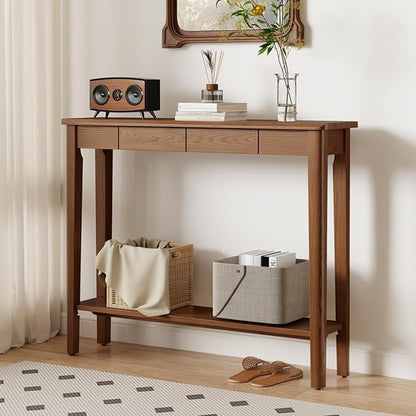 AQIMUELE Wood Console Table by AQIMUELE
