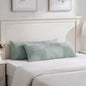 Fancy Homi Set of 2 Grey Blue Boho Long Lumbar Body Decorative Throw Pillow by Fancy+Homi