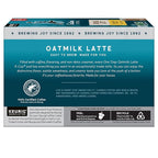 Caribou Coffee Vanilla Vibes Oatmilk Latte, One Step Latte Single Serve Keurig K-Cup Pods, 60 Count (6 Packs of 10)
