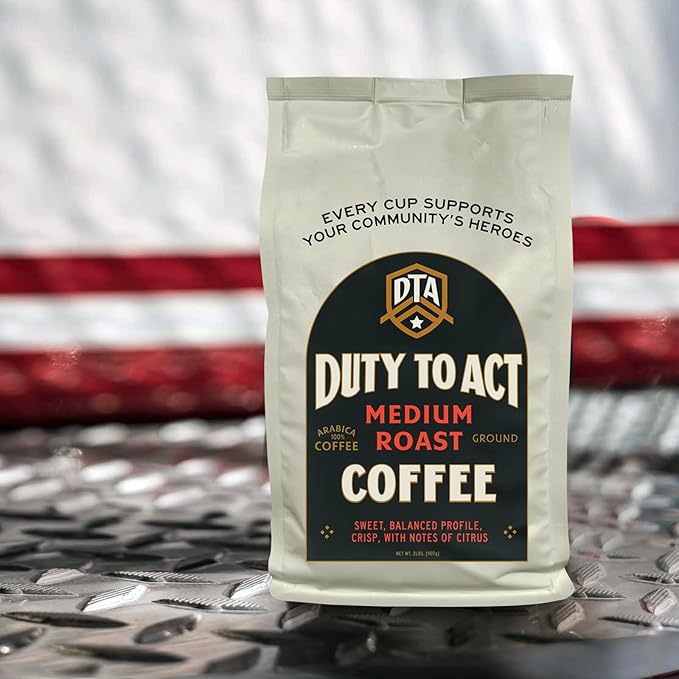 Duty to Act Dark Roast Ground Coffee, 2 lbs (Pack of 1)