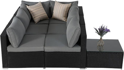 7 Pieces Patio Furniture Set - Image 7
