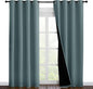 NICETOWN 100% Blackout Curtains 86 inches Long, Pair of Energy Smart & Noise by NICETOWN