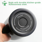 24 oz stainless steel thermal coffee mug, double-layer insulation, easy to hold and clean, suitable for coffee, cola, protein powder, beer, car water cup