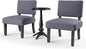 Furniture of America Jetson Wood 3-Piece Accent Table and Chair Set in Gray by FurnitureofAmerica