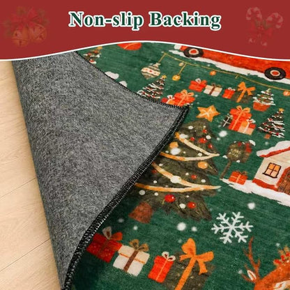 Washable Christmas Rug Runner 2x6 - Image 4