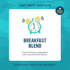 Cameron's Coffee Roasted Ground Coffee Bag, Decaf Breakfast Blend, 10 Ounce, Pack of 6 - NEW