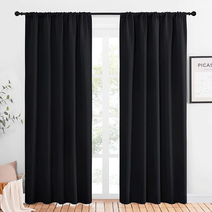 NICETOWN Black Out Window Curtains by NICETOWN