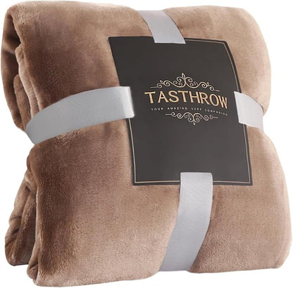 TASTHROW Large Flannel Fleece Throw Blanket, 60×80 Inch by TASTHROW