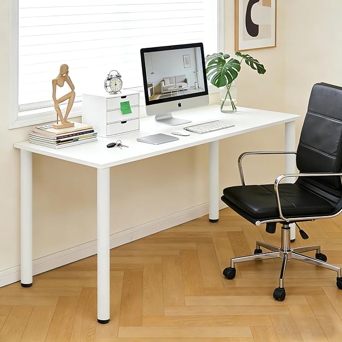 QLLY 30 inch Adjustable Metal Desk Legs, Heavy Duty Furniture Table Legs - Image 8