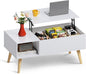 WLIVE Coffee Table for Living Room, Lift Top Coffee Table by WLIVE
