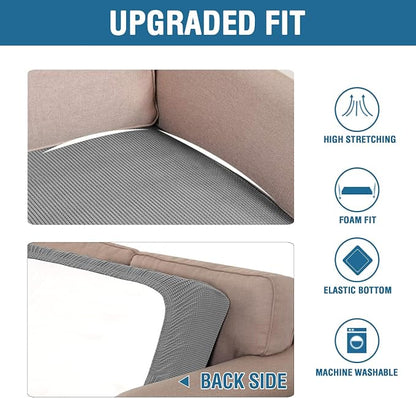 H.VERSAILTEX Super Stretch Individual Seat Cushion Covers Sofa Covers Couch - Image 6