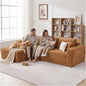 108" Boneless Couch Modular Sectional Sofa, L-Shaped Couch by Urnodel