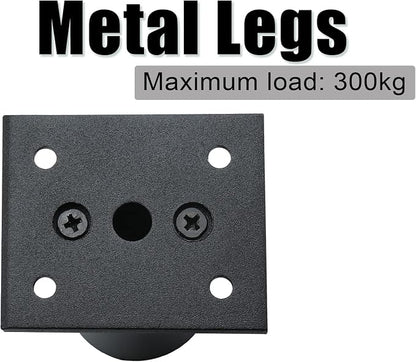 Set of 4 Furniture Legs 7 Inch, Adjustable Aluminum Alloy Cabinet Legs - Image 5