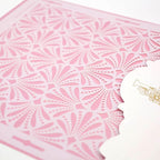 Cake Decorating Stencil for Tall Buttercream Cake, Royal Icing, Ganache, Paint, Airbrush (Glam)