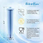 2-Pack PrimaPure Coffee Machine Water Filter Replacement for Jura Clearyl Blue 71445, 67879, ENA3, ENA5, J6, J9, J95 Certified To NSF/ANSI 42 by IAPMO R&T
